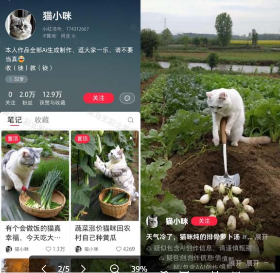 熱門(mén)可愛(ài)寵物領(lǐng)域，AI制作的貓咪烹飪視頻!（副業(yè)項(xiàng)目拆解）-孫裔蒙